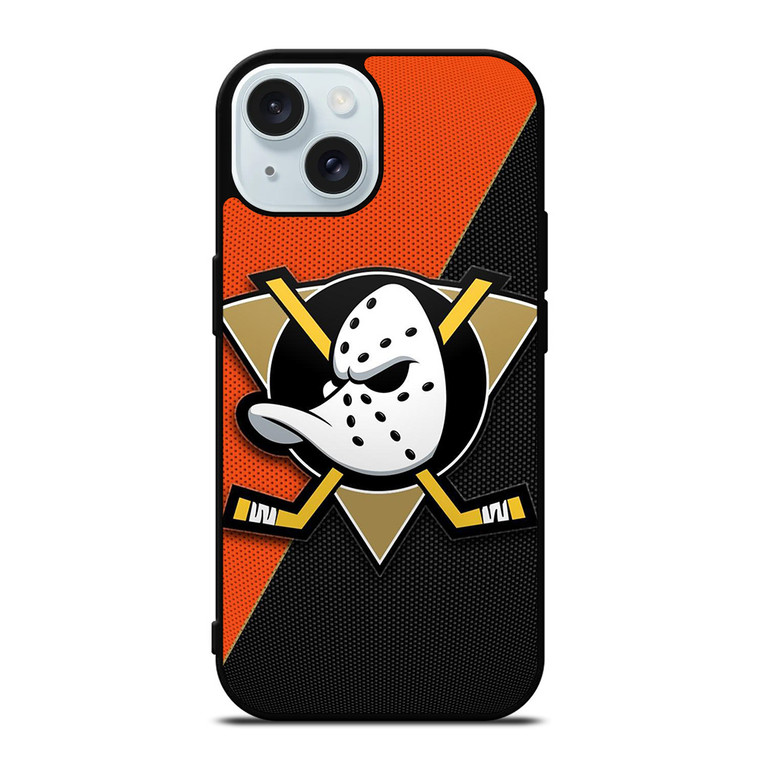 MIGHTY DUCKS HOCKEY TEAM iPhone 15 Case Cover MIGHTY DUCKS HOCKEY TEAM iPhone 15 Case Cover