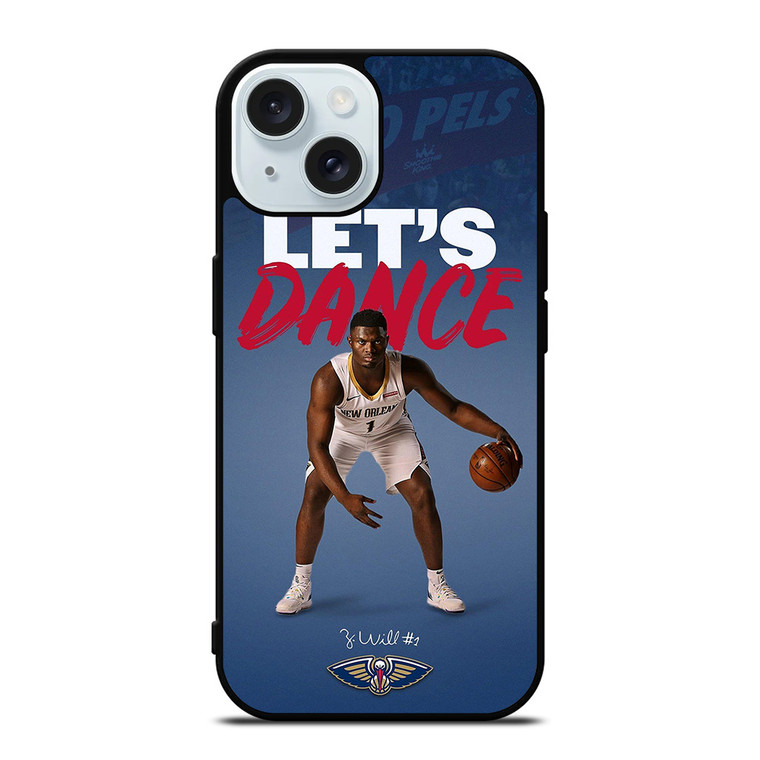 NEW ORLEANS PELICANS ZION WILLIAMSON NBA iPhone 15 Case Cover
