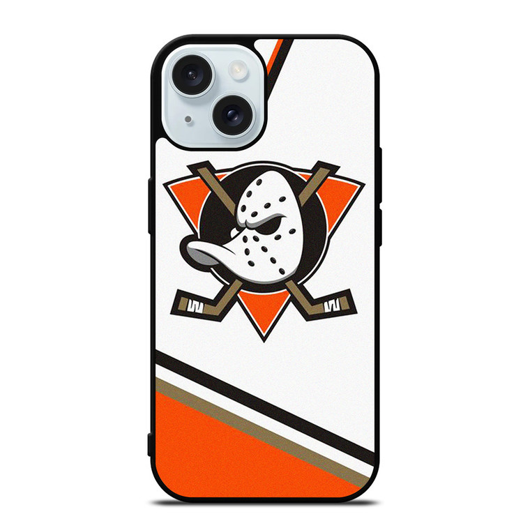 NHL ANAHEIM DUCKS ICE HOCKEY iPhone 15 Case Cover NHL ANAHEIM DUCKS ICE HOCKEY iPhone 15 Case Cover