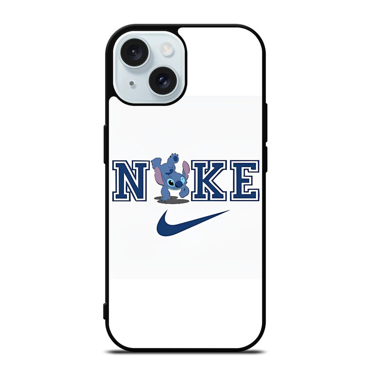 NIKE DISNEY STITCH CARTOON iPhone 15 Case Cover NIKE DISNEY STITCH CARTOON iPhone 15 Case Cover