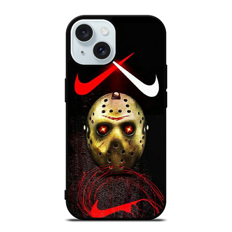 NIKE JASON FRIDAY MASK LOGO iPhone 15 Case Cover