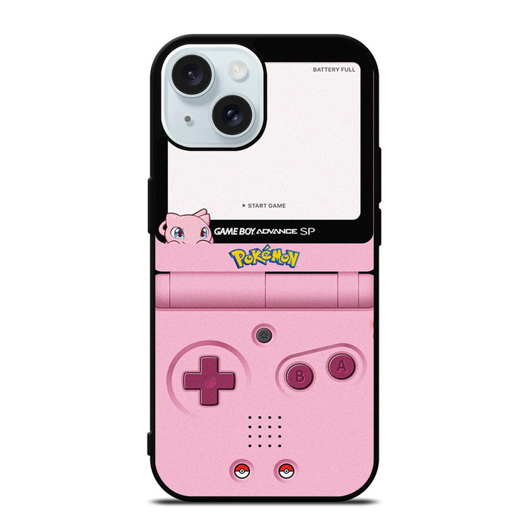 POKEMON MEW GAME BOY ADVANCE SP iPhone 15 Case Cover