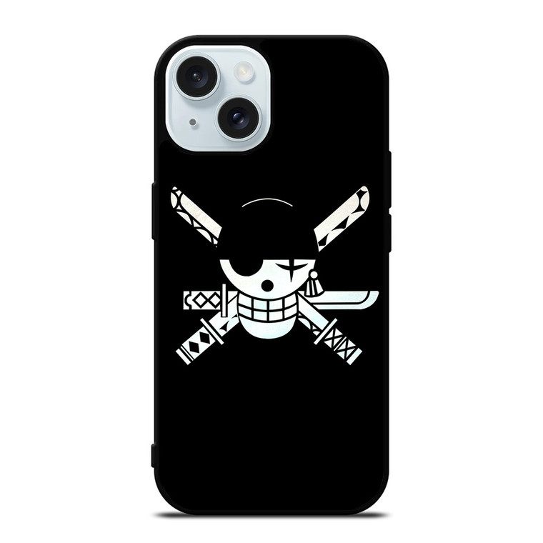 RORONOA ZORO ONE PIECE LOGO iPhone 15 Case Cover