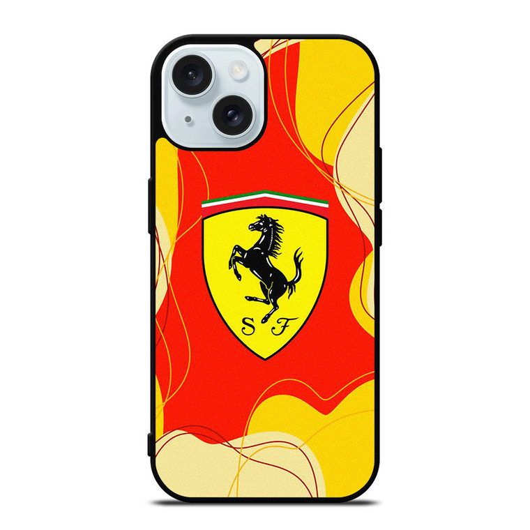 SCUDERIA FERRARI AESTHETIC LOGO iPhone 15 Case Cover