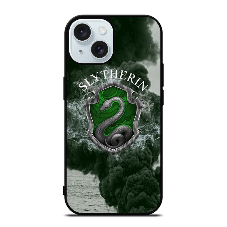 SLYTHERIN HARRY POTTER SMOKE iPhone 15 Case Cover