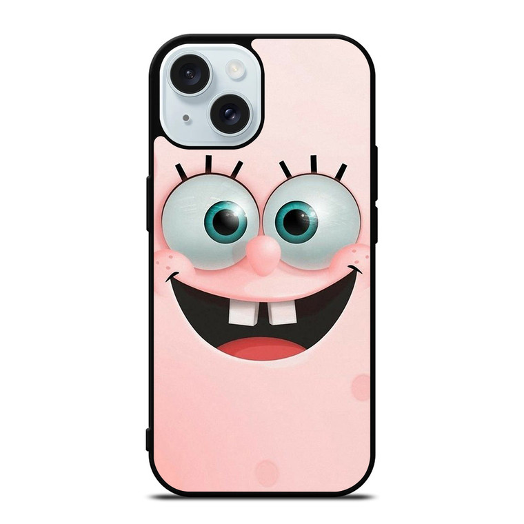 SPONGEBOB SQUAREPANTS CARTOON PINK iPhone 15 Case Cover