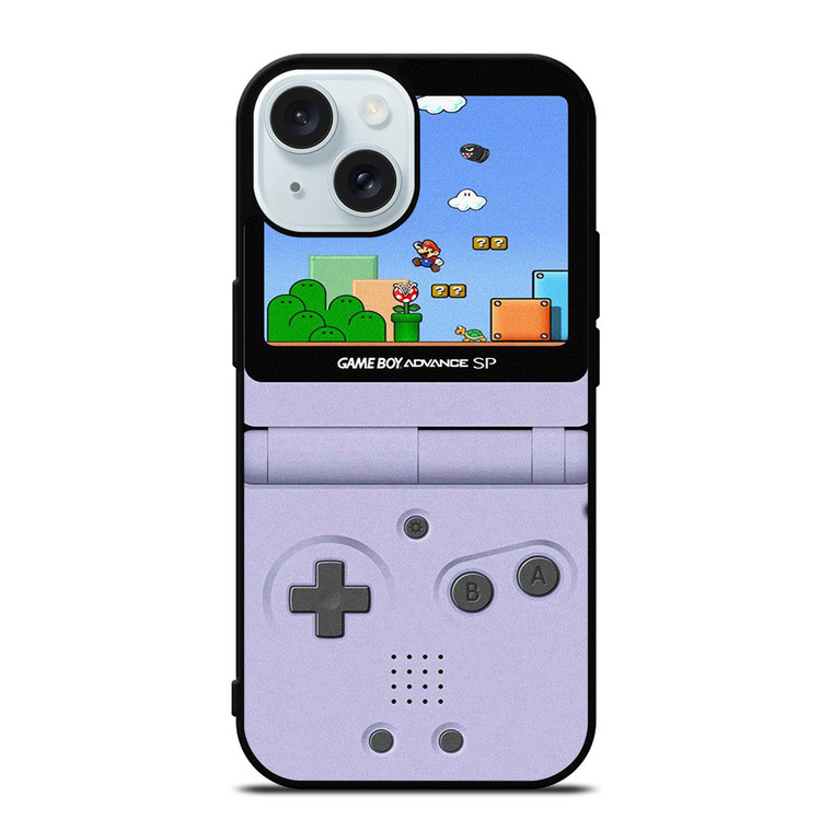 SUPER MARIO GAME BOY ADVANCE SP iPhone 15 Case Cover
