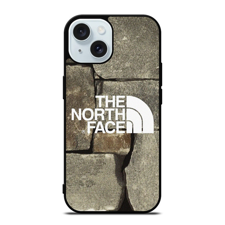 THE NORTH FACE STONES LOGO iPhone 15 Case Cover THE NORTH FACE STONES LOGO iPhone 15 Case Cover