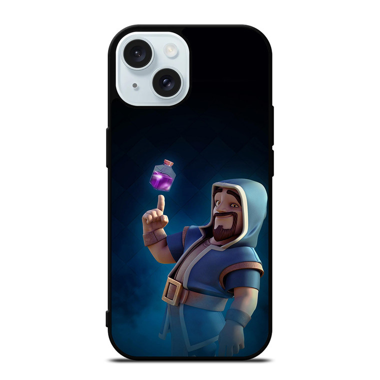 WIZARD CLASH ROYALE GAMES iPhone 15 Case Cover