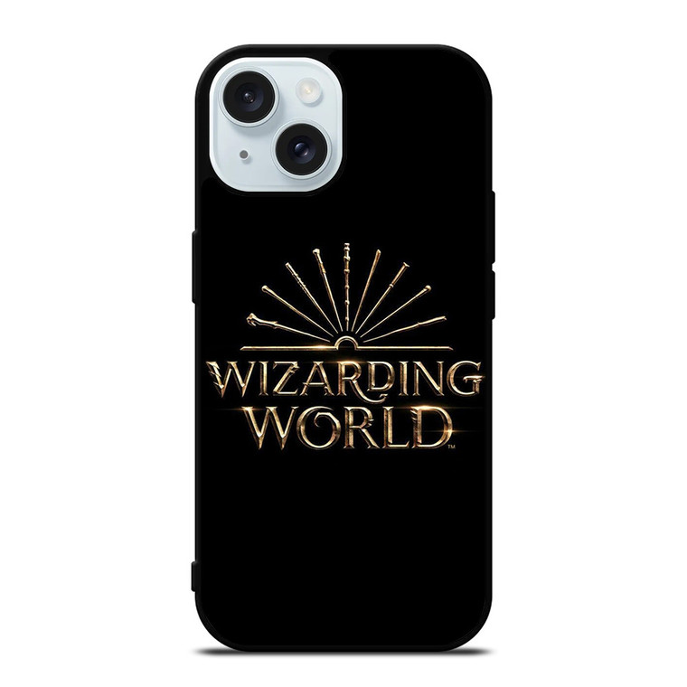 WIZARDING WORLD HARRY POTTER LOGO iPhone 15 Case Cover WIZARDING WORLD HARRY POTTER LOGO iPhone 15 Case Cover