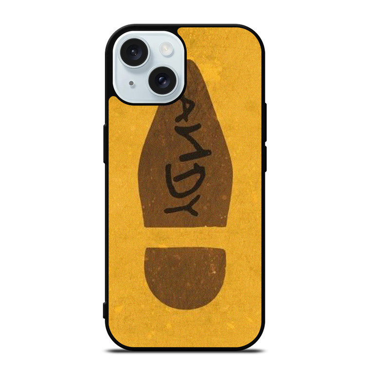 WOODY FOOTPRINTS ANDY TOY STORY iPhone 15 Case Cover