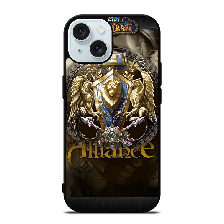 WORLD OF WARCRAFT GAMES EMBLEM iPhone 15 Case Cover