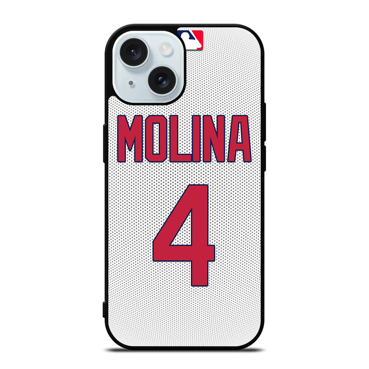 YADIER MOLINA SAINT LOUIS CARDINALS BASEBALL MLB iPhone 15 Case Cover YADIER MOLINA SAINT LOUIS CARDINALS BASEBALL MLB iPhone 15 Case Cover