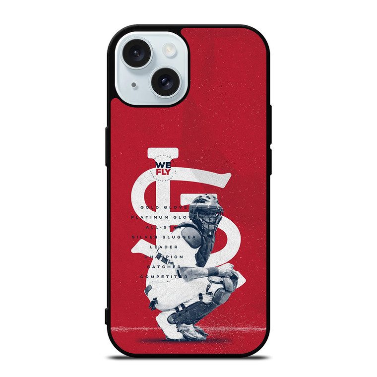 YADIER MOLINA SAINT LOUIS CARDINALS MLB 2 iPhone 15 Case Cover YADIER MOLINA SAINT LOUIS CARDINALS MLB 2 iPhone 15 Case Cover