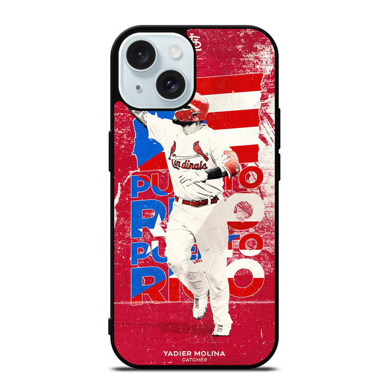 YADIER MOLINA SAINT LOUIS CARDINALS MLB iPhone 15 Case Cover