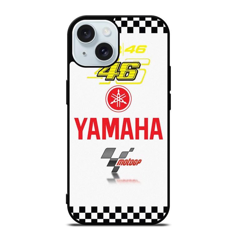 YAMAHA VALENTINO ROSSI VR46 MOTO GP iPhone 15 Case Cover