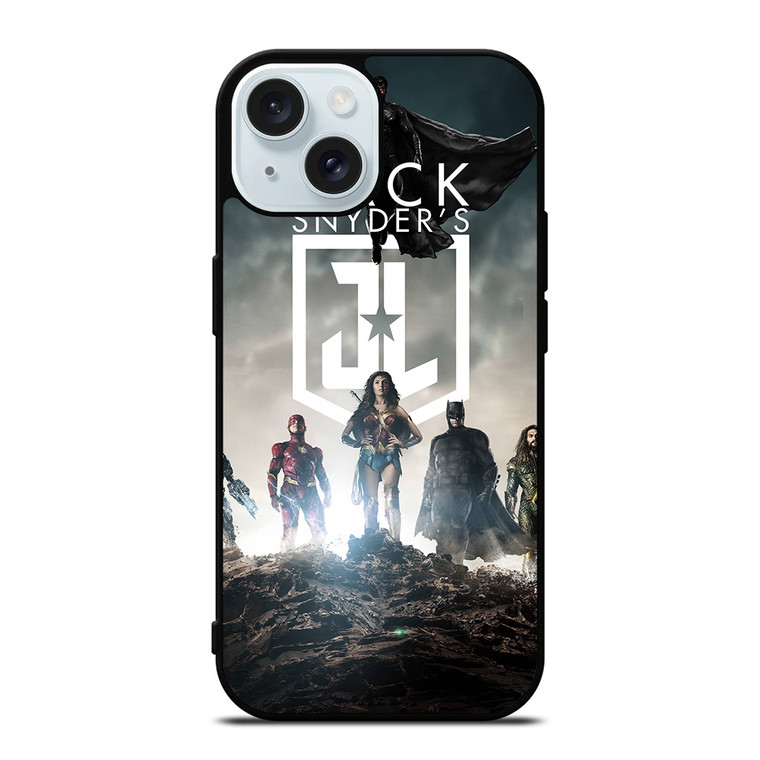 ZACK SNYDERS JUSTICE LEAGUE SUPERHERO MOVIES iPhone 15 Case Cover