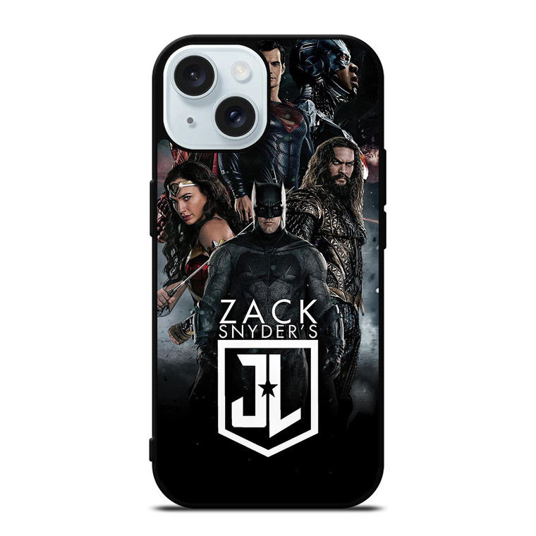 ZACK SNYDERS JUSTICE LEAGUE SUPERHERO iPhone 15 Case Cover
