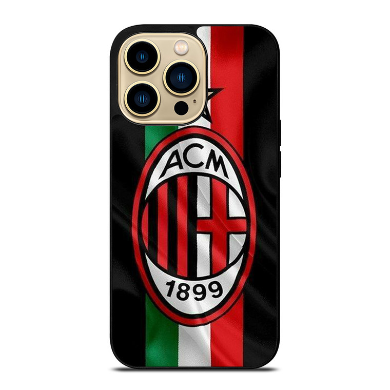 AC MILAN FOOTBALL TEAM FLAG iPhone 14 Pro Max Case Cover