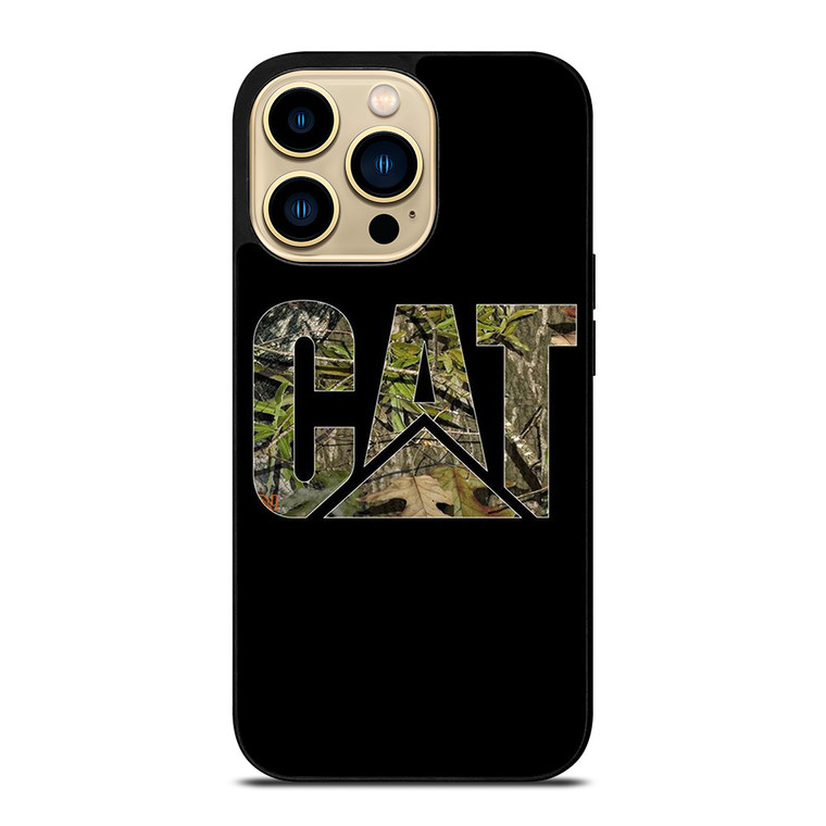 CATERPILLAR CAMO LEAF LOGO iPhone 14 Pro Max Case Cover