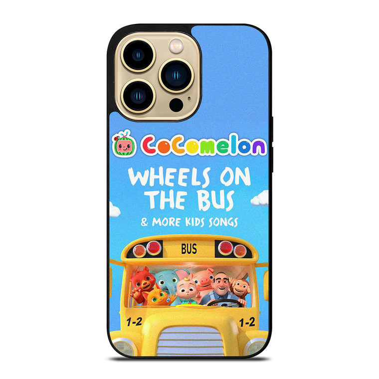 COCOMELON WHEELS ON THE BUS CARTOON iPhone 14 Pro Max Case Cover