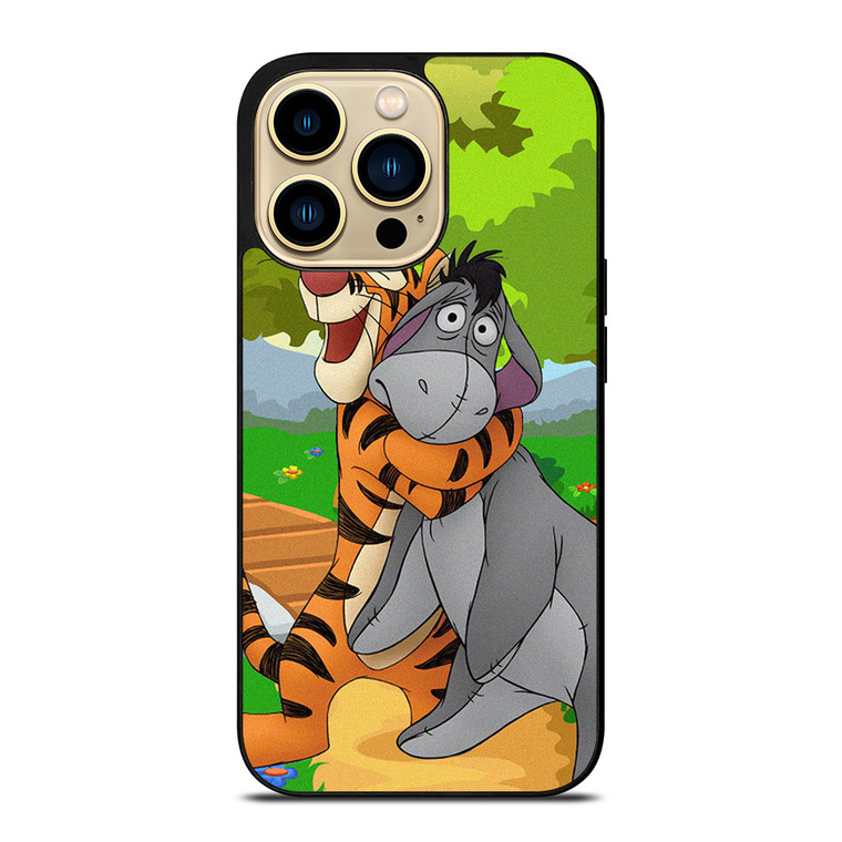 EEYORE AND TIGER WINNIE THE POOH CARTOON iPhone 14 Pro Max Case Cover