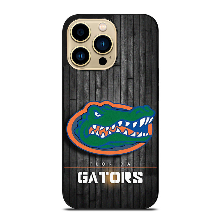 FLORIDA GATORS TEAM WOOD LOGO iPhone 14 Pro Max Case Cover