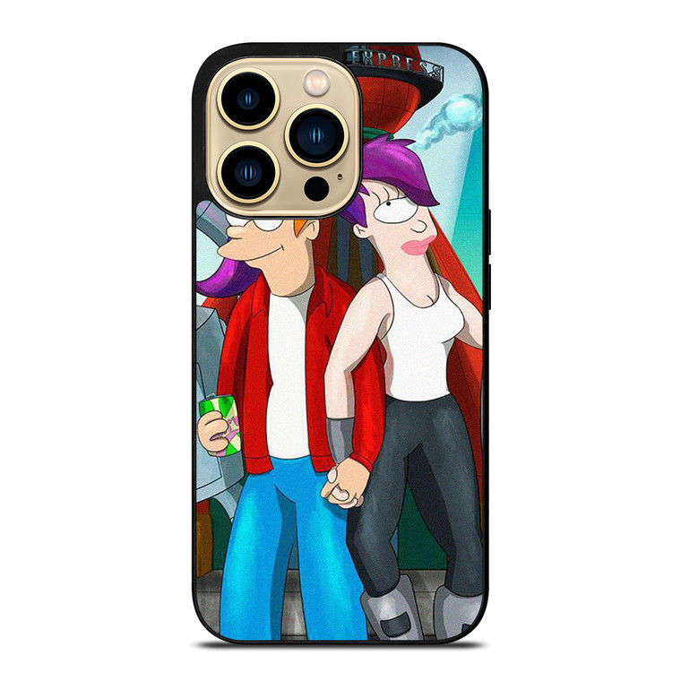 FUTURAMA PHILIP AND LEELA CARTOON iPhone 14 Pro Max Case Cover