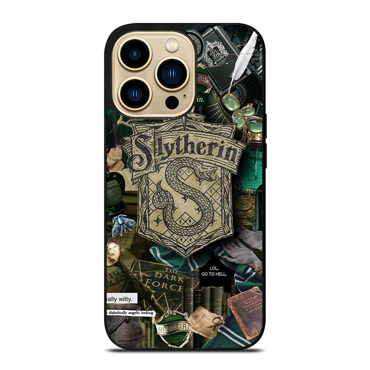 HARRY POTTER SLYHERIN COLLAGE iPhone 14 Pro Max Case Cover