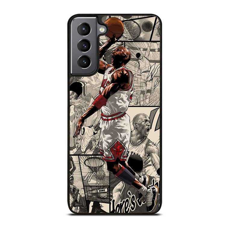 MICHAEL JORDAN MANGA ART  Samsung Galaxy S21 Plus Case Cover