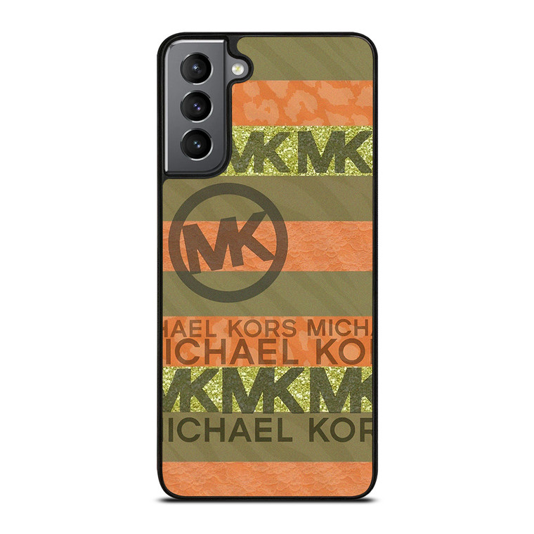 MICHAEL KORS PEACH STRIPE  Samsung Galaxy S21 Plus Case Cover MICHAEL KORS PEACH STRIPE  Samsung Galaxy S21 Plus Case Cover