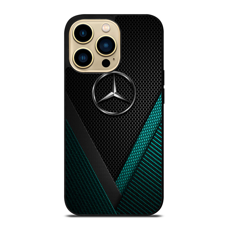 MERCEDES BENZ CARBON EMBLEM iPhone 14 Pro Max Case Cover