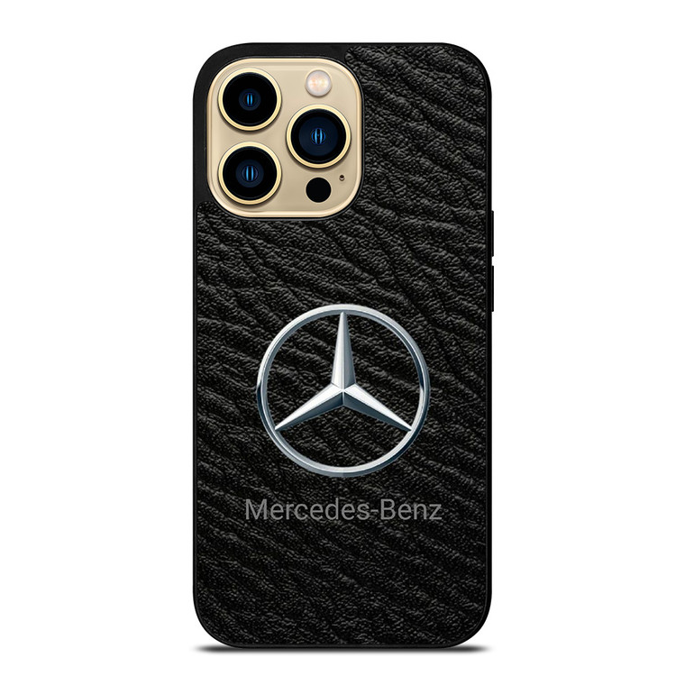 MERCEDES BENZ LEATHER EMBLEM iPhone 14 Pro Max Case Cover