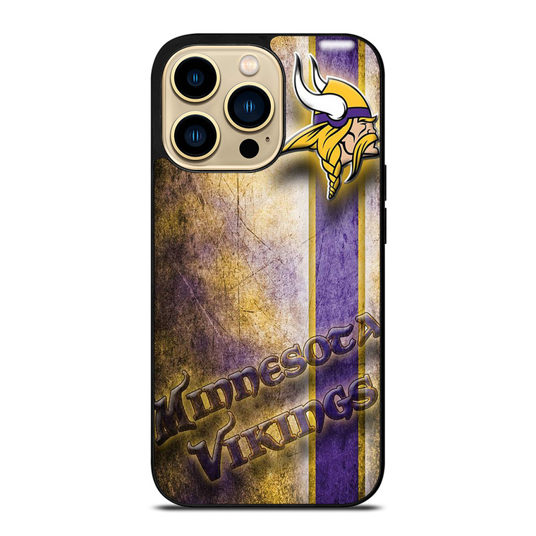 MINNESOTA VIKINGS GRUNGE LOGO iPhone 14 Pro Max Case Cover MINNESOTA VIKINGS GRUNGE LOGO iPhone 14 Pro Max Case Cover