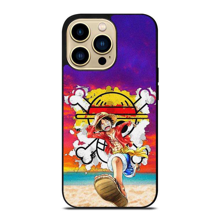 MONKEY D LUFFY ONE PIECE BEACH iPhone 14 Pro Max Case Cover