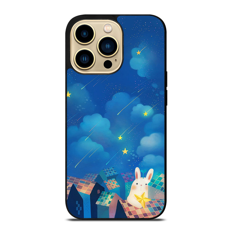 MOON BUNNY CUTE iPhone 14 Pro Max Case Cover MOON BUNNY CUTE iPhone 14 Pro Max Case Cover