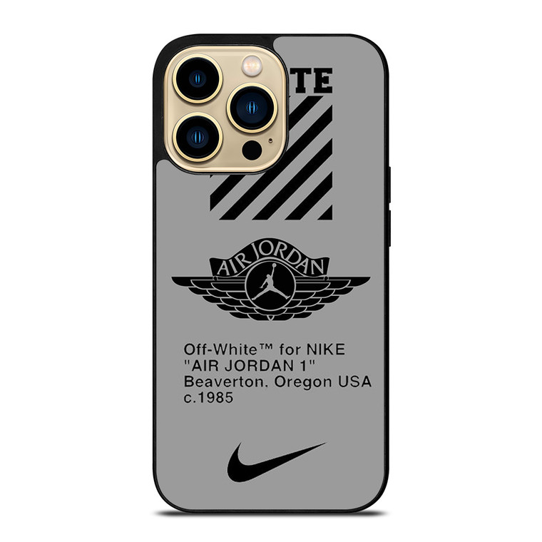 OFF WHITE NIKE AIR JORDAN COLLAGE iPhone 14 Pro Max Case Cover