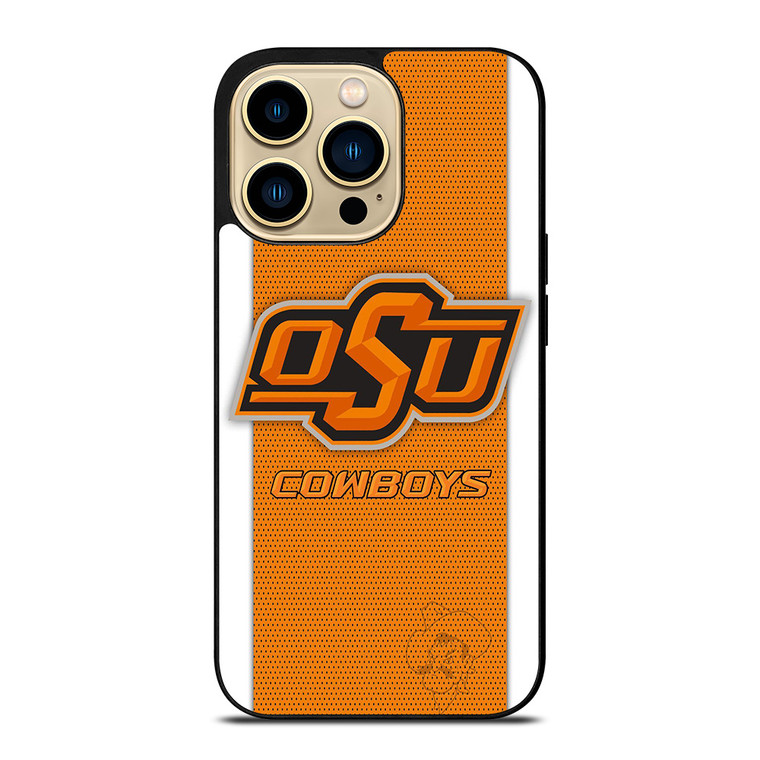 OSU OKAHOMA STATE COWBOYS CARBON LOGO iPhone 14 Pro Max Case Cover