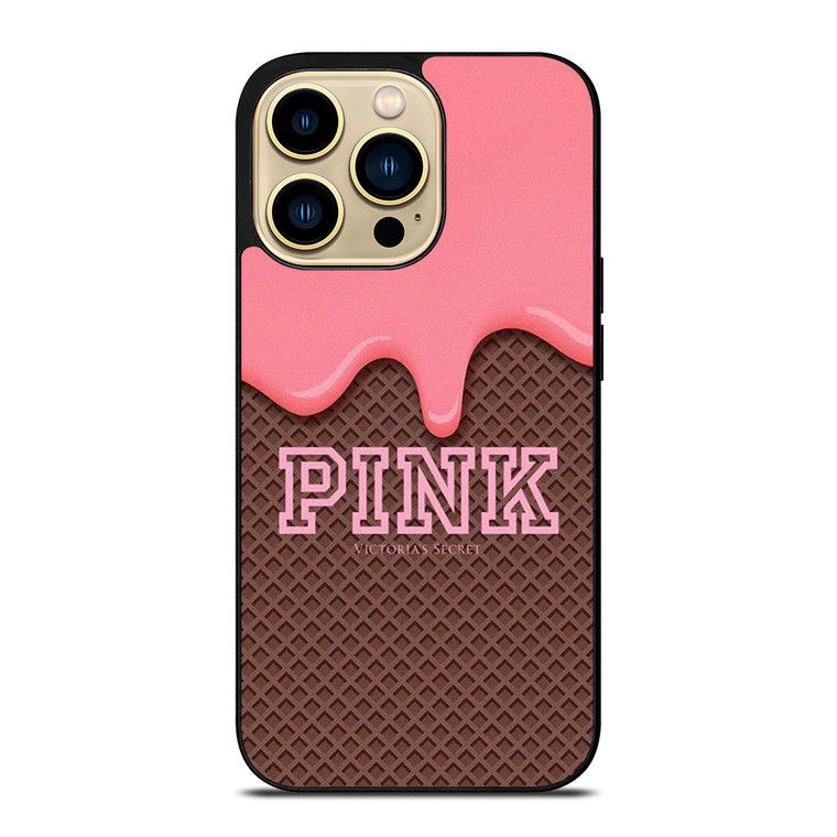 PINK VICTORIA SECRET ICE CREAM iPhone 14 Pro Max Case Cover