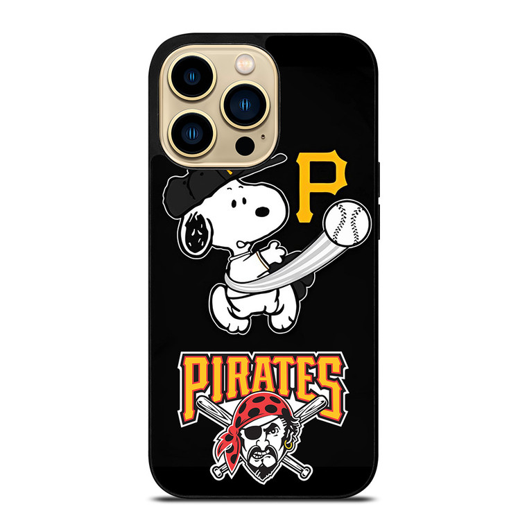 PITTSBURGH PIRATES SNOOPY BASEBALL iPhone 14 Pro Max Case Cover