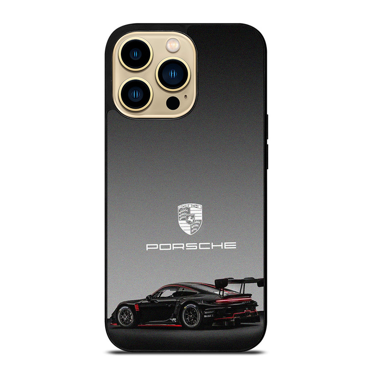 PORSCHE 911 GT3 RS BLACK iPhone 14 Pro Max Case Cover