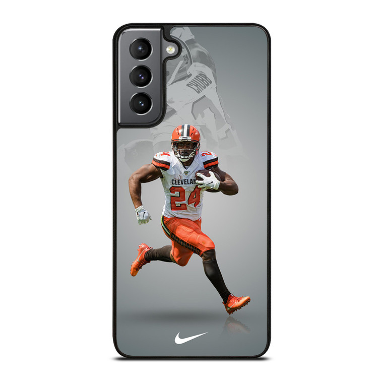 NICK CHUBB CLEVELAND BROWNS NIKE  Samsung Galaxy S21 Plus Case Cover NICK CHUBB CLEVELAND BROWNS NIKE  Samsung Galaxy S21 Plus Case Cover