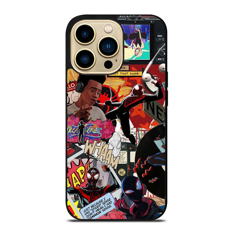SPIDER-MAN MILES MORALES COLLAGE iPhone 14 Pro Max Case Cover