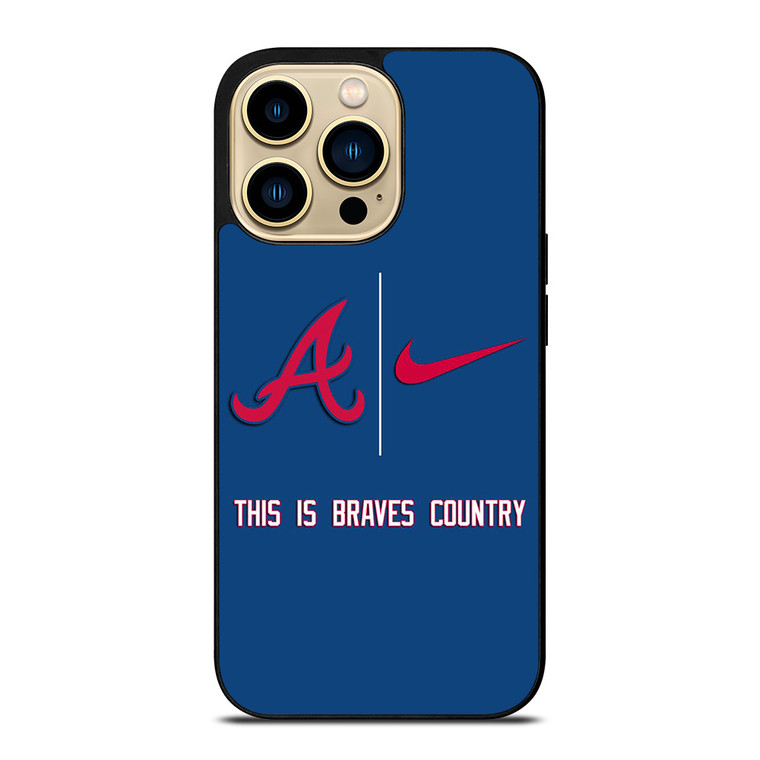 THIS IS ATLANTA BRAVES COUNTRY iPhone 14 Pro Max Case Cover