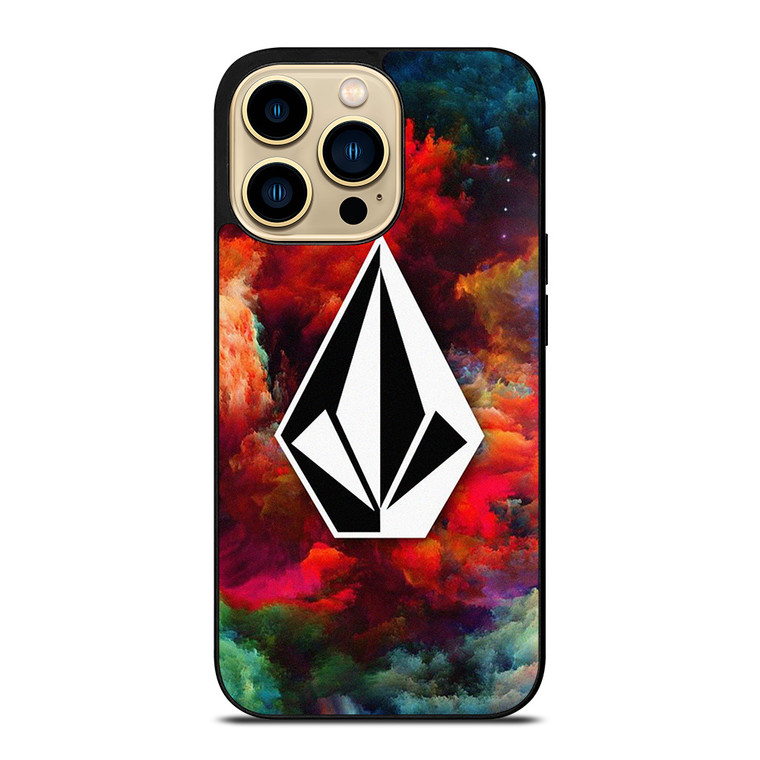 VOLCOM COLOR SPLASH LOGO iPhone 14 Pro Max Case Cover