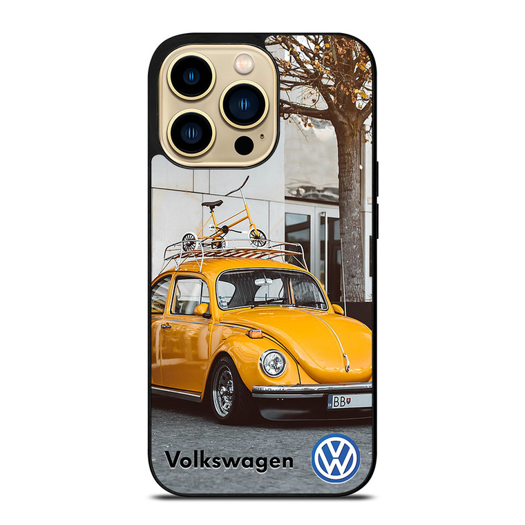 VOLKSWAGEN BEETLE YELLOW iPhone 14 Pro Max Case Cover