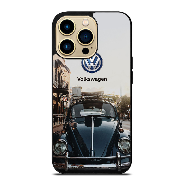 VW VOLKSWAGEN BEETLE VINTAGE LOGO iPhone 14 Pro Max Case Cover