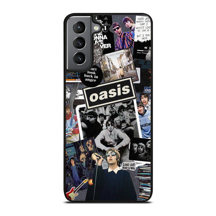 OASIS ROCK BAND COLLAGE  Samsung Galaxy S21 Plus Case Cover OASIS ROCK BAND COLLAGE  Samsung Galaxy S21 Plus Case Cover