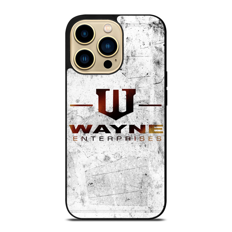 WAYNE ENTERPRISES WHITE LOGO iPhone 14 Pro Max Case Cover