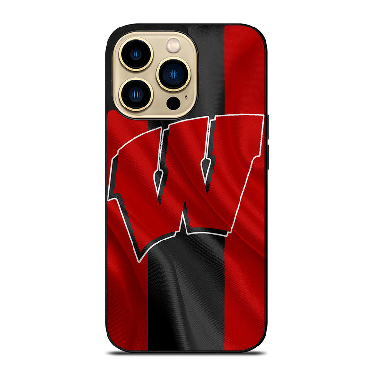 WISCONSIN BADGERS FLAG iPhone 14 Pro Max Case Cover